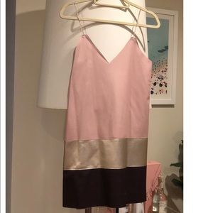 ZARA VEGAN LEATHER MINI DRESS